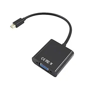 Ranz Mini DisplayPort (Thunderbolt) to VGA Adapter | Full HD 1080p Converter | Gold-Plated Connectors | Plug & Play