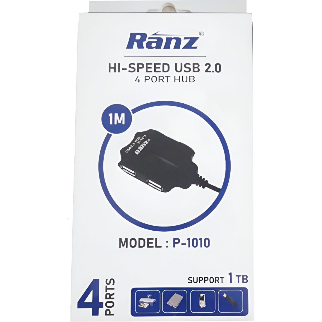 4 Port Usb2.0 Hub P-1010 Ranz