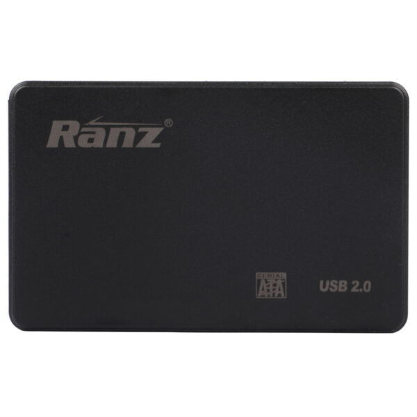 Ranz Rapido-2.0 | 2.5 Inch SATA Laptop HDD/SSD Casing | USB 2.0 External Enclosure | Portable Pocket Design