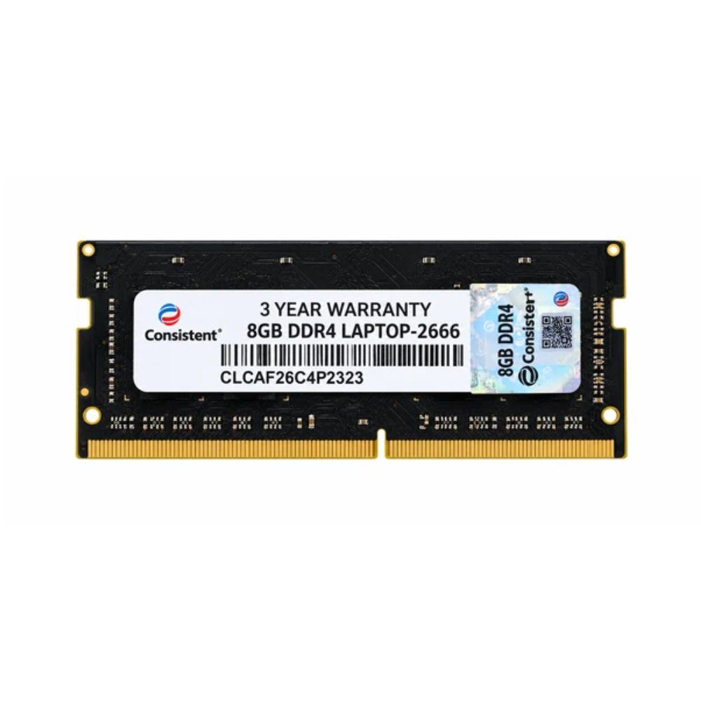 8GB DDR4 2666MHz Laptop RAM Consistent