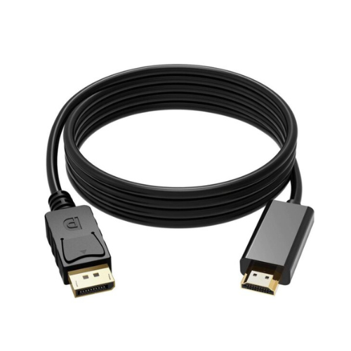 Ranz DP to HDMI Cable 1.8m | DisplayPort to HDMI Male to Male | 4K Ultra HD Video Support