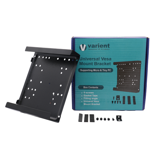 VESA Mount Bracket Kit for HP Tiny PCs | Universal Micro VESA Mount with Screws | All LCD Support