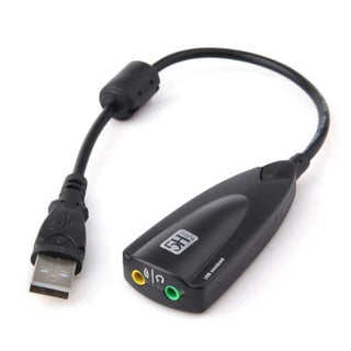 Ranz External USB Sound Card 7.1 Channel | USB to 3.5mm Audio Adapter for Laptop, PC & MacBook