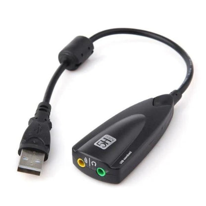 Ranz External USB Sound Card 7.1 Channel | USB to 3.5mm Audio Adapter for Laptop, PC & MacBook