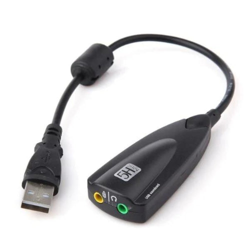 Ranz External USB Sound Card 7.1 Channel | USB to 3.5mm Audio Adapter for Laptop, PC & MacBook