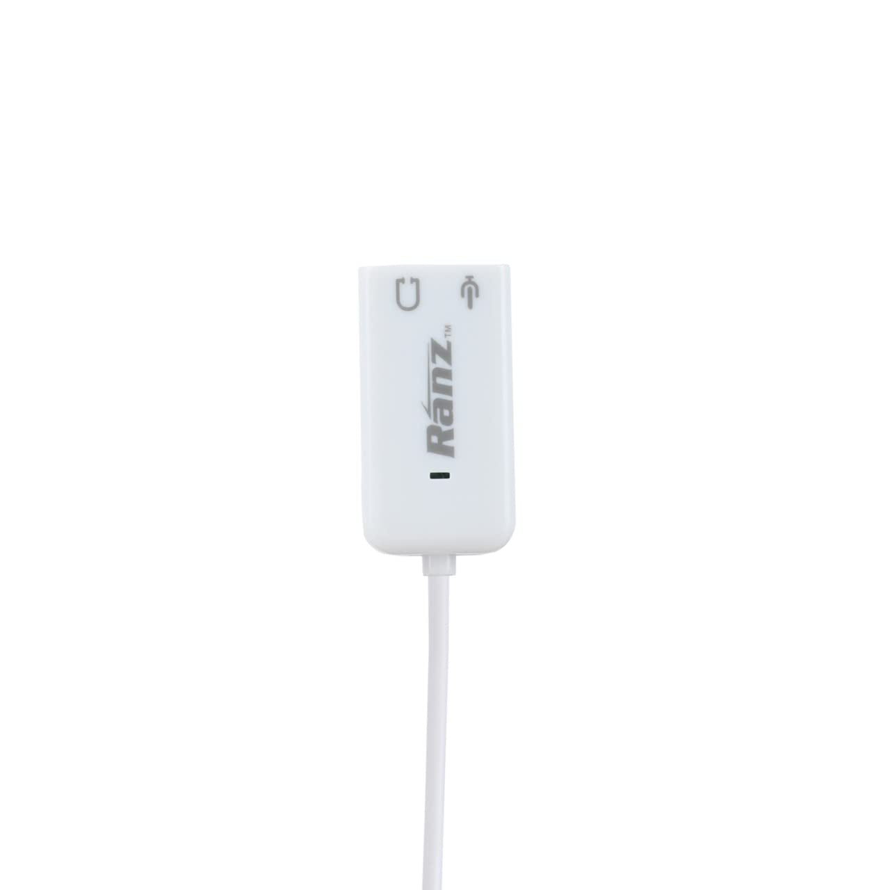 Ranz USB Virtual 7.1 Channel External Sound Card | Plug & Play Audio Adapter with Xear 3D Software