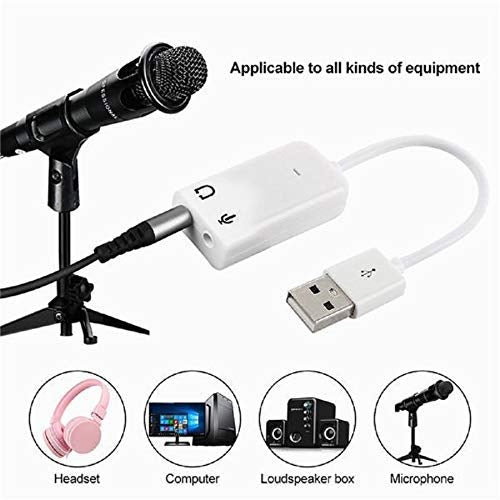 Ranz USB Virtual 7.1 Channel External Sound Card | Plug & Play Audio Adapter with Xear 3D Software