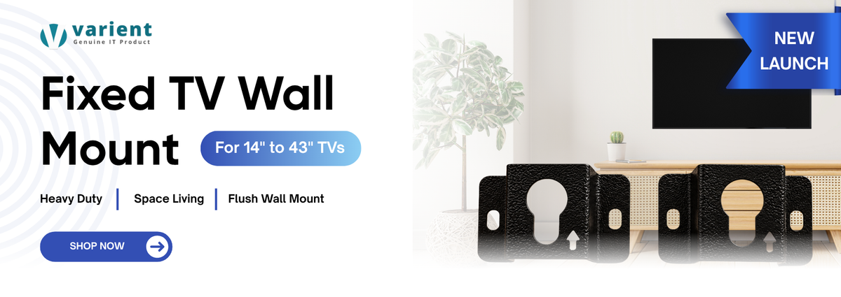 Universal Fixed TV Wall Mount for 14 to 43 inch TVs