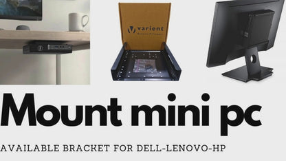 Universal VESA Mount Bracket Stand for Dell, HP & Lenovo Tiny/Micro PCs | LCD Monitor & Wall Mount Kit