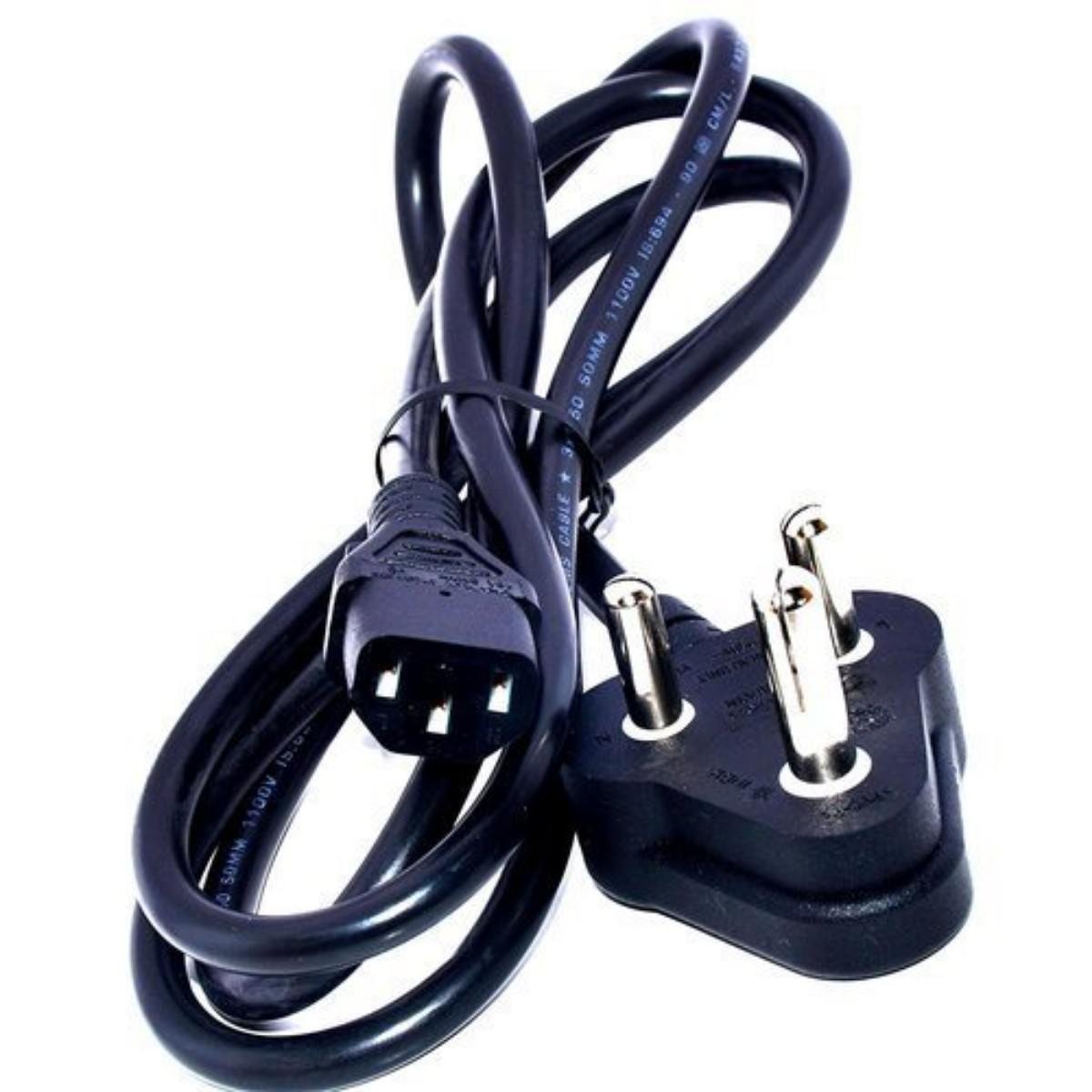 1 Meter Power Cable Cord Desktop (Black)