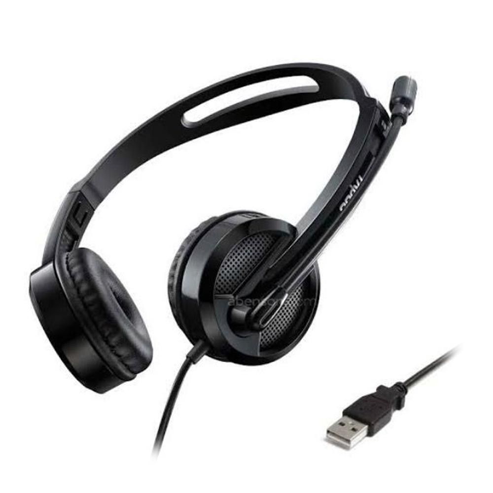 Rapoo Wired USB Stereo Headset H120 Acmetech.in