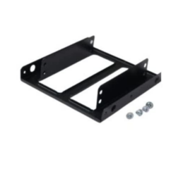 SSD Mounting Bracket-SSD holder for Desktop (SSD/Laptop harddisk fitting in desktop)(1 Qty) Black