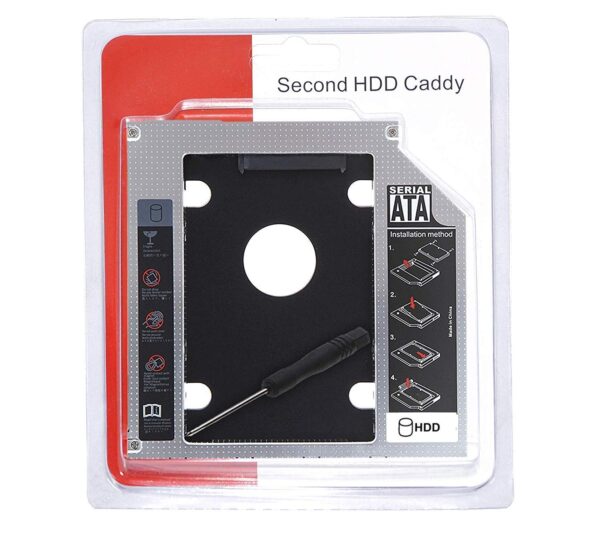Laptop Second Hdd/Ssd Caddy (9.5MM)