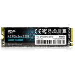 512Gb NVMe PCIe 3×4 Ssd M.2 2280 Silicon Power A60 (1-Cut)