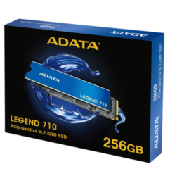 256Gb NVMe PCIe Gen3×4 Ssd M.2 2280 Adata Legend 710 (1-Cut)