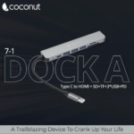 7 in 1 Dock A - Type C Multiport Hub Coconut