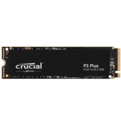 500Gb NVMe PCIe Gen4x4 Ssd M.2 2280 Crucial P3 Plus (1-Cut)