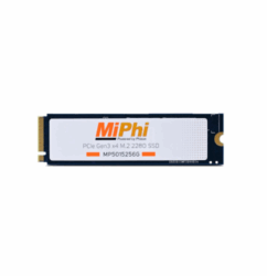 256Gb NVMe PCIe Gen3x4 Ssd M.2 2280 MiPhi MP300G3 (1-Cut)